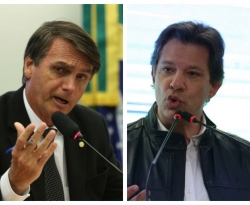 Pesquisa CNT/MDA: Bolsonaro e Haddad estão tecnicamente empatados
