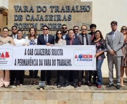 OAB protesta contra possível fechamento da Vara do Trabalho de Cajazeiras