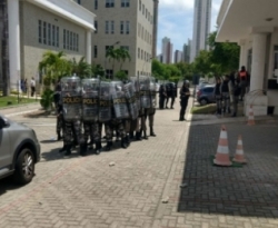 Justiça Federal de JP encerra expediente e policia lamenta tentativa de invasão