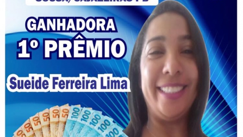 Sertaneja de Sousa ganha 10 mil no Paraíba de Prêmios
