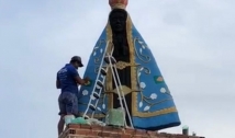 Empresário constrói estátua de Nossa Senhora Aparecida, na serra de Boqueirão de Piranhas