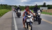 PRF na PB flagra mais de mil infrações cometidas por motociclistas; 233 motos foram recolhidas