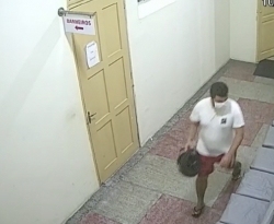 Em Cajazeiras, câmeras mostram ação de ladrão que roubou moto de radialista; moto foi encontrada em Sousa 
