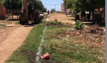 Prefeitura de Sousa inicia trabalho de esgotamento sanitário em ruas do bairro Jardim Brasília
