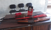 Polícia apreende três armas de fogo no Vale do Piancó