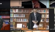 Ministro do STJ aparece sem calça em sessão por videoconferência; assista o vídeo que viralizou