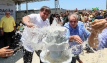 Bolsonaro inaugura obra no Pajeú: "Nordestino quando chega água parece que ganhou na Mega-Sena”