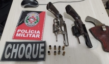 PM prende três homens com dois revólveres em São José de Piranhas 