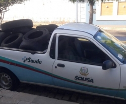 Prefeitura de Sousa recolhe 12 toneladas de pneus usados por mês