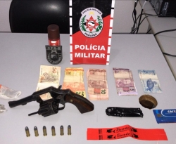 Operação Cidade Segura: Polícia encerra festa clandestina e apreende arma de fogo em Patos