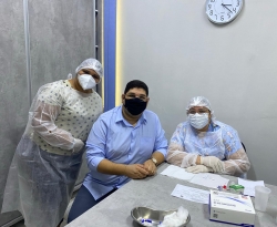 Servidores da Câmara de Cajazeiras fazem testagem contra o covid-19