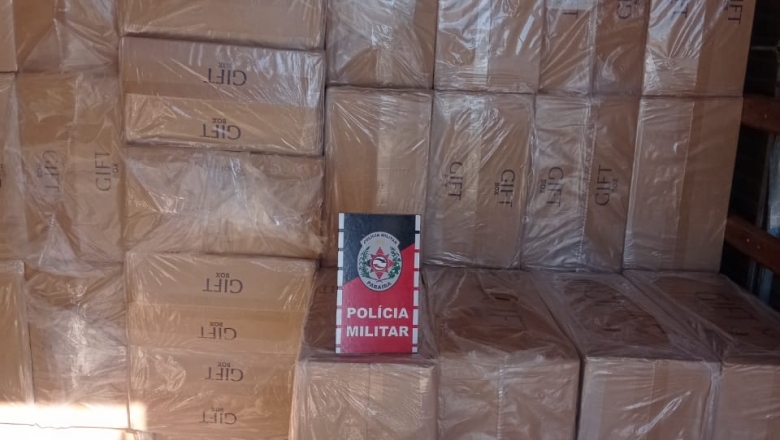 Polícia apreende carga de cigarros contrabandeados na região de Patos