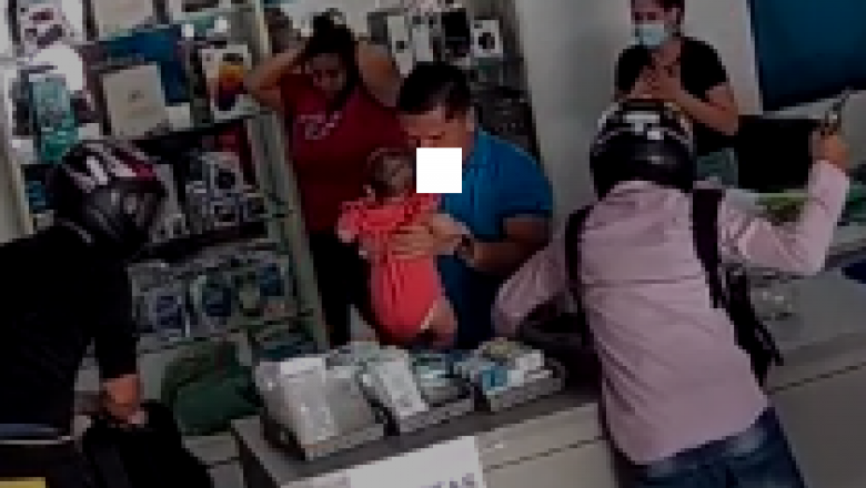 Câmeras de segurança flagram assalto em loja no Centro de Cajazeiras; veja vídeo completo