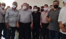 Cajazeiras: prefeito interino acompanha comitiva do governador na visita à cidade