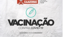 Cajazeiras vacina nesta segunda-feira com 2ª dose da Astrazeneca 