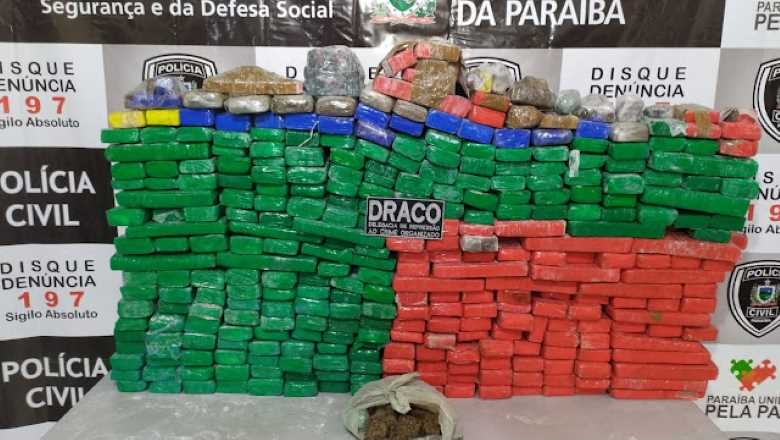 Polícia prende homem e apreende quase 350 quilos de maconha escondidos no Sertão da PB