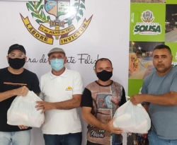 Secretaria de Esporte e Lazer de Sousa realiza entrega de cestas básicas a entidades