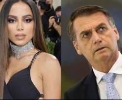 Anitta rebate comentário de Bolsonaro sobre educação política: "Fiz mais que o senhor"