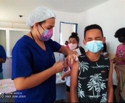 Com quase 100% da população vacinada, Bom Jesus aparece em 1º lugar em cobertura vacinal na macrorregião de Cajazeiras