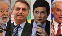 Pesquisa Quaest/Genial: Lula tem 45%; Bolsonaro, 23%; Moro e Ciro, 7%