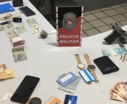 Polícia prende casal suspeito de tráfico de drogas na cidade de São Bento