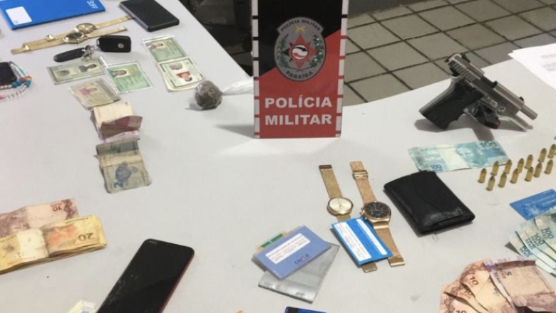Polícia prende casal suspeito de tráfico de drogas na cidade de São Bento