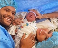 Primeira filha de Hulk com Camila Ângelo, nasce nos Estados Unidos