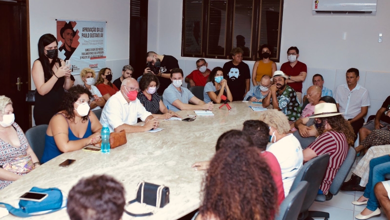 Veneziano participa de reunião com segmentos da Cultura e garante articulação para derrubar veto presidencial à Lei Paulo Gustavo