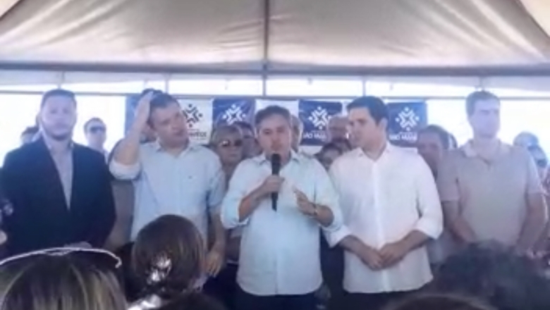 Em São Mamede, Efraim reforça parceria com Republicanos e lança Hugo Motta pra Senador em 2026