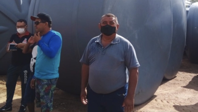 Famílias da zona rural de Cajazeiras são contempladas com 50 cisternas