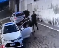 Câmeras registram tentativa de assassinato de homem em Malta, no Sertão da PB; assista vídeo completo