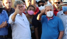 Governador João Azevedo e prefeito Zé Aldemir visitam obra de pavimentação da Rua Desembargador Boto