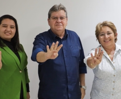 Prefeita de Uiraúna aceita convite e confirma que será coordenadora de campanha de João Azevêdo no Vale do Rio do Peixe 