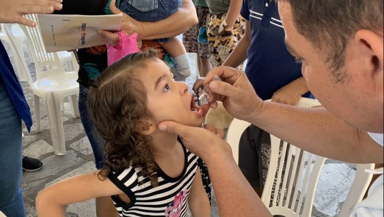 Paraíba aplica mais de 93 mil doses no Dia D da campanha de Poliomielite e Multivacinação