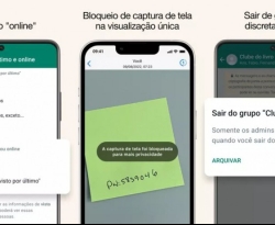 WhatsApp: novo recurso esconde status "online" e bloqueia print em mensagens de visualização única 