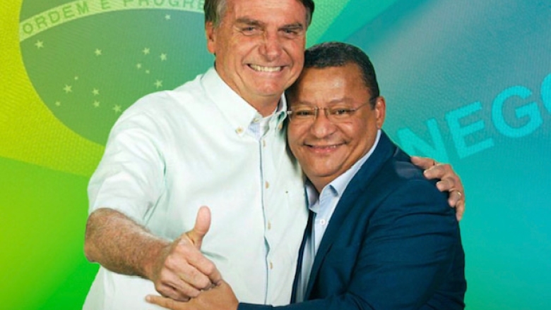 Nilvan Ferreira inicia campanha com foto ao lado do presidente: "O governador de Bolsonaro"