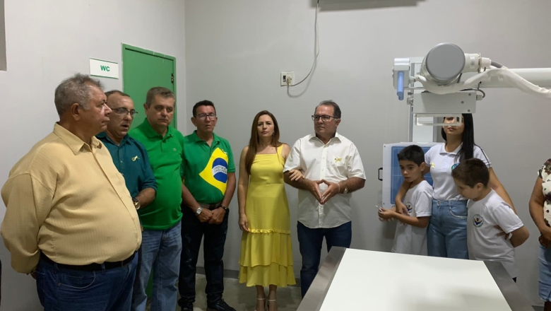 Em Bonito de Santa Fé, hospital municipal ganha nova sala equipada com aparelho de Raio-X