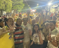 Chico Mendes arrasta multidão para carreata e comício em Cajazeiras: “Vou trabalhar incansavelmente por esta cidade”