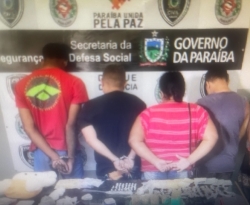 Cinco pessoas são presas suspeitas de tráfico de drogas em operação no Brejo da PB
