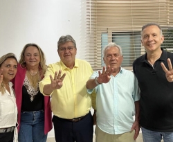 João Azevêdo agradece apoio de Dra. Paula, José Aldemir e Aguinaldo Ribeiro