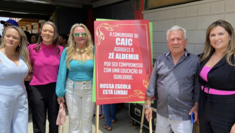 Prefeitura de Cajazeiras inaugura reforma da Escola Antônio Tabosa Rodrigues (CAIC)