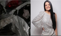 Cantora de Uiraúna sofre acidente de carro no Ceará; homem morreu