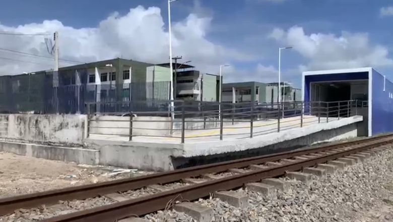 Efraim comemora nova estação de trem em Cabedelo: "Uma reivindicação que foi atendida"