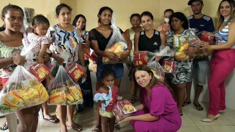 São José de Piranhas segue com distribuição de cestas básicas e panetones às famílias cadastradas nos programas sociais