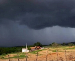 Inmet emite alerta para perigo potencial de chuvas intensas em 43 cidades do Sertão da PB
