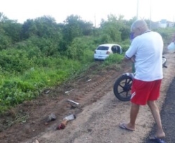 Motociclista tem perna decepada após colisão com carro, no Sertão da PB 