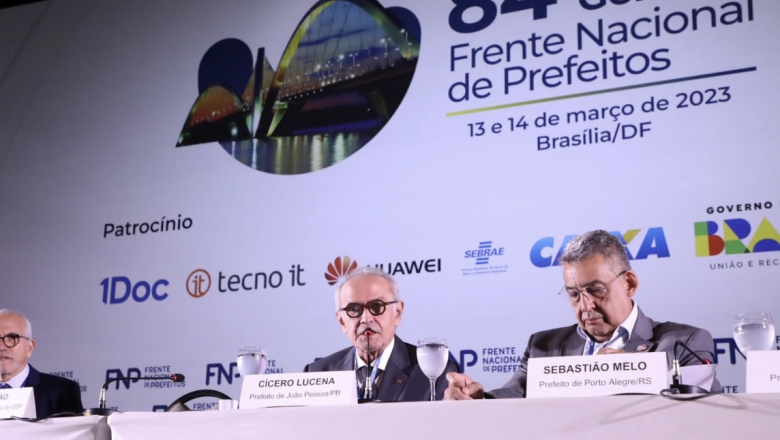 João Pessoa vai sediar 85ª Reunião Geral da Frente Nacional dos Prefeitos, em 2024