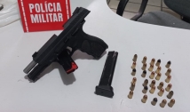 Polícia Militar apreende pistola e prende homem acusado de homicídio, em Paulista, no Sertão da PB