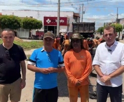 Atuação de Chico Mendes beneficia São João do Rio do Peixe com asfaltamento de ruas