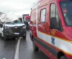 Van da Prefeitura de Santana dos Garrotes se envolve em acidente na BR 230; vítimas estão bem